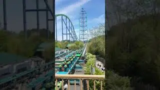 Kingda Ka amazing launch from behind at Six Flags Great Adventure New Jersey.