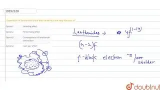 Separation of lanthanides from their mixture is not easy because of
