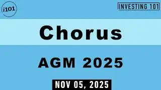 Chorus AGM 2025 | Nov 05, 2025