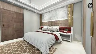 Bedroom interior design 14 x 17 feet| ARTIZ DESIGN STUDIO interior #interiordesign #bedroominterior