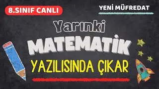 8.Sınıf Matematik 1.Dönem 1.Yazılıya Hazırlık 📑 #8MAT1D1Y #2026
