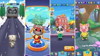 Talking Tom Gold Run,Talking Tom Hero Dash,Pet Runner,Running Pet - Android Gameplay