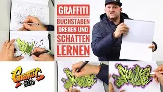 Graffiti - Buchstaben drehen & Schatten lernen - Graffiti Coach