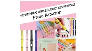 unboxing unless pencils ✏️ and demo from Amazon #endless #pencil #reviews #YouTube #endless