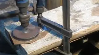 AMAZING OLD MAN TRICK making custom size hole saw HOW to make hole saw metal