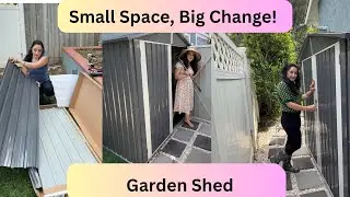 From Messy Corner to Beautiful Garden Tool Area 