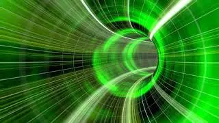 Wormhole effect green screen