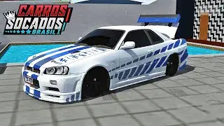 CARROS SOCADOS BRASIL | TRANSFORMANDO SKYLINE GTR 34 DE LEIL&Atilde;O NO DO VELOZES E FURIOSOS