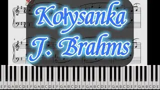 Kołysanka - Johannes Brahms op. 49 nr 4 do grania i nauki z nut