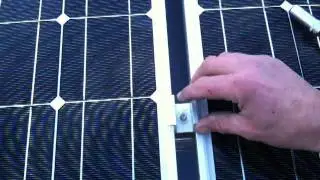 True Solar Time solar panel earthing and mid clamp video
