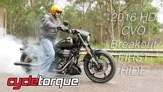 Harley-Davidson CVO Pro Street Breakout | Первая поездка | Cycle Torque, апрель 2016 г.