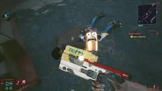 this happens when you kill 50 people with Skippy in cyberpunk 2077#cyberpunk2077 #shorts