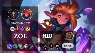 Zoe Mid vs Viktor - KR Grandmaster Patch 11.5
