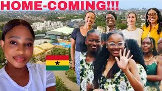 AMERICANS FLEW BACK INTO GHANA🇬🇭 TO CELEBRATE THEIR ALMA MATER +THE OTHER SIDE OF GHANA&rsquo;S EDUCATION.
