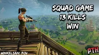 PTH-squad in Fortnite (danish) - 13 Kills in total