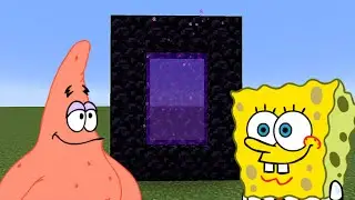 Spongebob and Patrick enter the nether