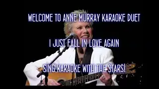 Anne Murray I Just Fall In Love Again Karaoke Duet