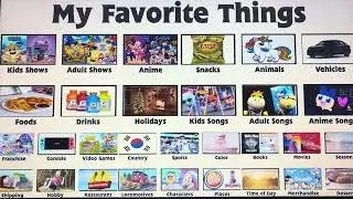 My Favorite Things List Template V2 (My Version)