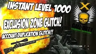 Modern Warfare Remastered Instant Level 1000 & Exclusion Zone Glitch!!!(ACCOUNT DUPLICATION GLITCH)