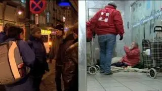 Hilfe für Obdachlose - Mit dem Roten Kreuz in Brüssel unterwegs