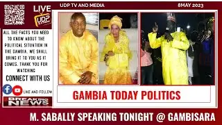 M. SABALLY SPEAKING TONIGHT @ GAMBISARA