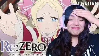 ELLA ME HIZO LLORAR 😭 | Reacci&oacute;n a #rezero T2-E11 y 12