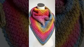 سكارف رقبه كروشيه ألوان متعددة بالباترونElegant crocheted neck scarf in multiple colors with pattern