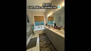 💎 Spotless Bathroom Transformation   Yubet Cleaning Services