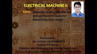 Capacitor start-capacitor run  and permanent capacitor based induction motor