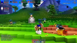 CUBE WORLD MULTIPLAYER |  In a Big Group! [English/HD]