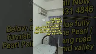 Low deposit freehold fully furnish condo the Pearl Point old klang road near mid valley