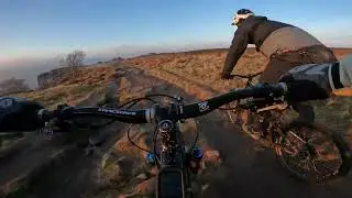 Peak District - MTB - Jumble Road, Totley Moor, Curbar Edge - 15-01-20022