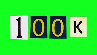 100K Colorful Collage Style Graphic Highlighting Milestones And Growth For Social Media Banners