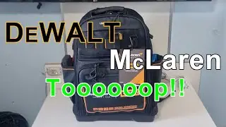 Mochila Dewalt McLaren: 43 Bolsos e 25kg de Capacidade! | 