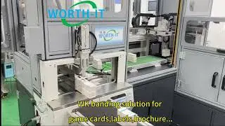 auto collect and banding stacked cards low-cost paper material banding customize#machine #factory