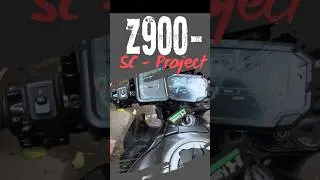 Z900 SC Project Exhaust Run at Sunset! 🌅🔊#shorts #mrkashlee