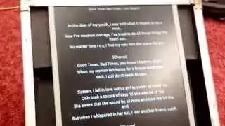 DIY Lyric Monitor (prompter)