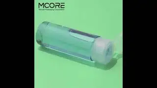 Transparent Makeup Remover Cosmetic Plastic Bottle with Flip Top Cap