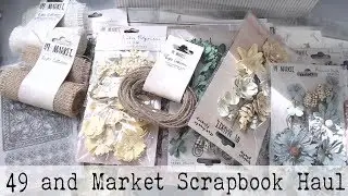 49 and Market Scrapbooking Haul