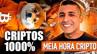 BITCOIN URGENTE! CRIPTOMOEDAS 1000% EM BREVE NA ALTCOIN SEASON  #MeiaHoraCripto #17
