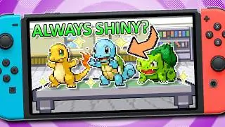 GUARANTEED SHINY STARTER IN FIRE RED & LEAF GREEN ON NINTENDO SWITCH (and Switch 2) WITHOUT HACKS