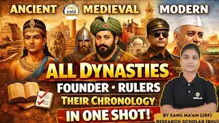 ANCIENT TO MODERN ALL  DYNASTIES FOUNDERS,RULERS & THEIR CHRONOLOGY IN ONE VIDEO | #history #cuet 
