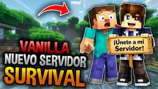 ✅ ABR&Iacute; mi NUEVO SERVIDOR Survival VANILLA para MINECRAFT PE 1.21.132 ✅ &iexcl;MINIONS! (Java & Bedrock)