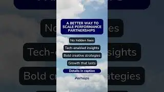 A Better Way to Scale Performance Partnerships: Modern Partner Marketing Strategy