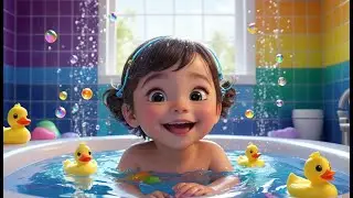 Splish, Splash, A Rainbow Bath | Fun Bath Time Song for Kids | Colorful Nursery Rhyme