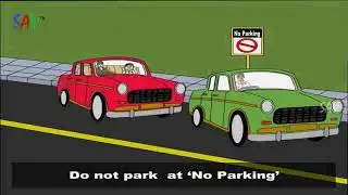 DO NOT PARK YOUR VEHICLE AT NO PARKING ZONE | FOLLOW TRAFFIC RULES