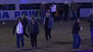 Jaripeo en la laguna de Santo Domingo