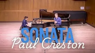 Sonata for Eb Alto Saxophone and Piano, Op. 19 by Paul Creston (Live)