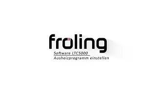 Fröling | LTC5000 | Setting the Drying Program for Screed