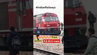 New Look Demu train #train #indianrailways #demutrain viral train video ganga satluj 13307